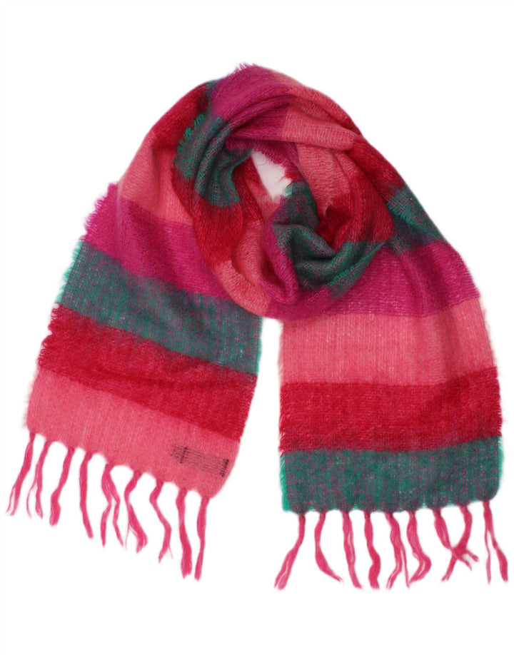 John Hanly Kvinder strik rektangel tørklæde One Size Flerfarvet Stribet