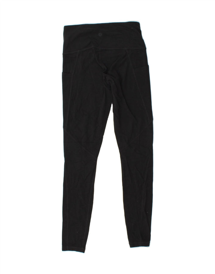 ATHLETA Womens Leggings UK 4 XS Black Nylon Vintage Athleta and Second-Hand Athleta from Messina Hembry 
