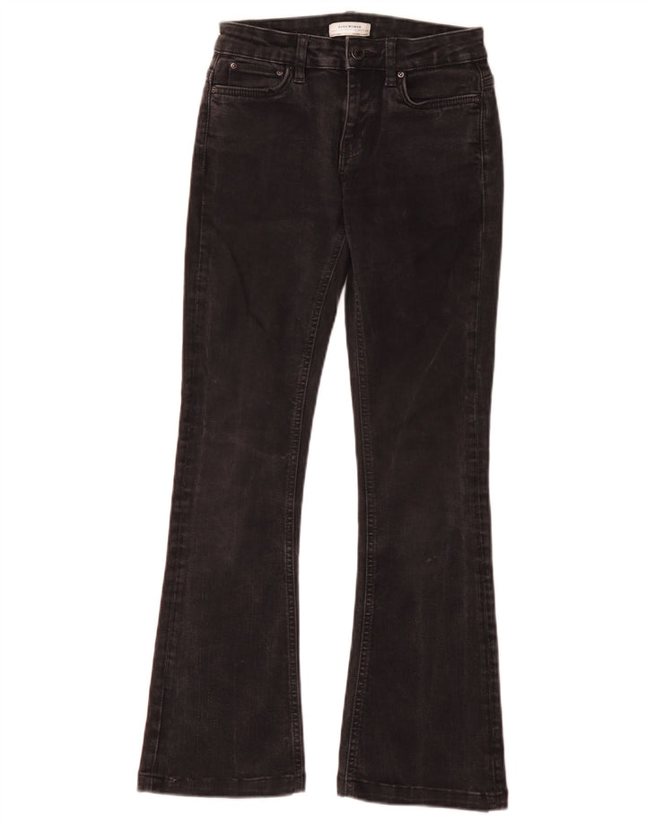 Zara Dame Flared Jeans EU 34 2XS W24 L28 Sort