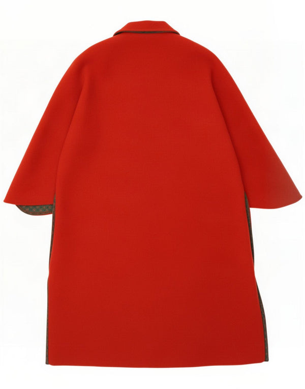 Vintage Dame Batwing Overcoat UK 16 Large Red