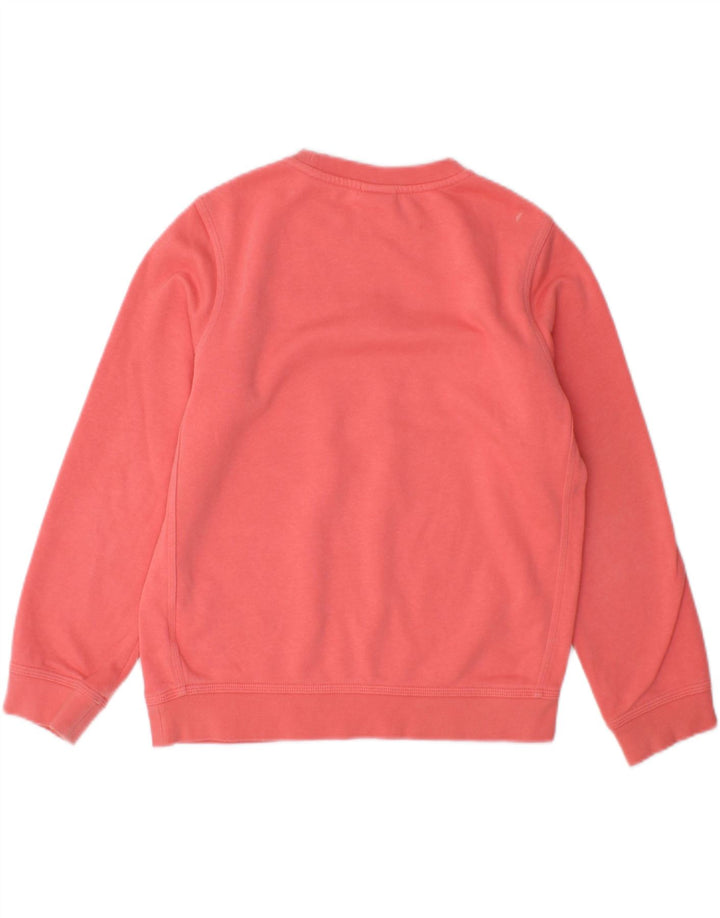 NIKE Girls Sweatshirt Jumper 10-11 Years Medium Pink Cotton Vintage Nike and Second-Hand Nike from Messina Hembry 