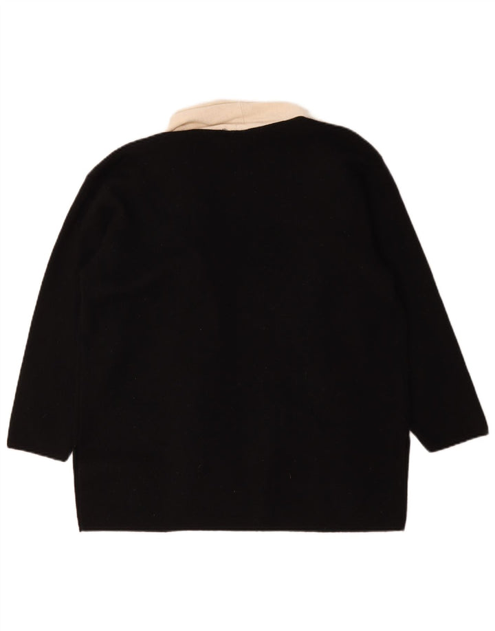 Marks & Spencer Dame oversized cardigan sweater UK 12 Medium Black