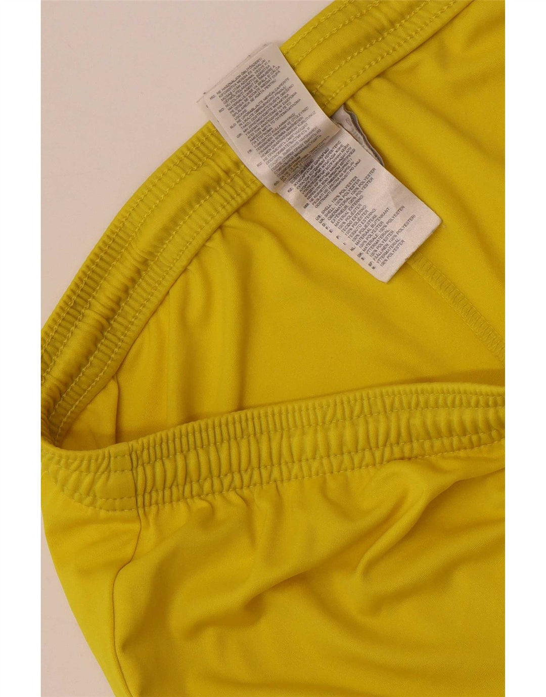 Adidas Herre Climalite Sportshorts store gule polyester