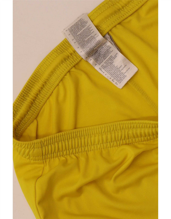 Adidas Herre Climalite Sportshorts store gule polyester