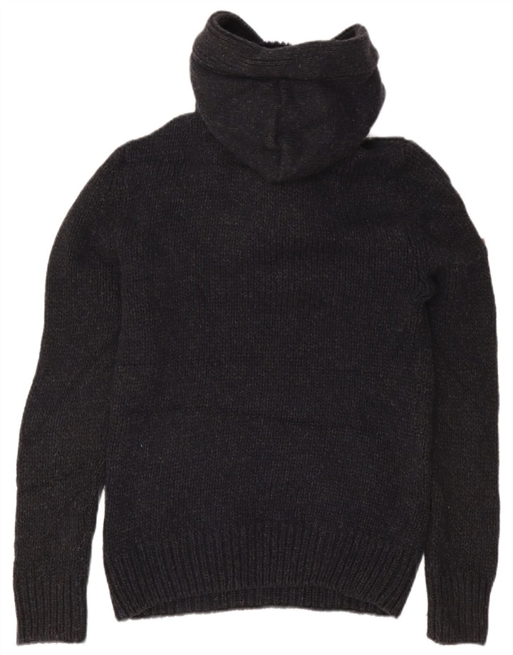 Superdry sweater med hætte til mænd mellem marineblå akryl