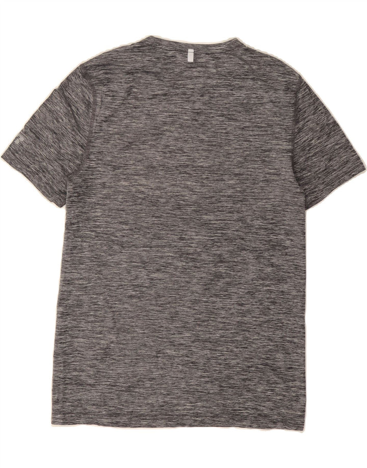 RUSSELL ATHLETIC Mens T-Shirt Top Small Grey Flecked Polyester Vintage Russell Athletic and Second-Hand Russell Athletic from Messina Hembry 