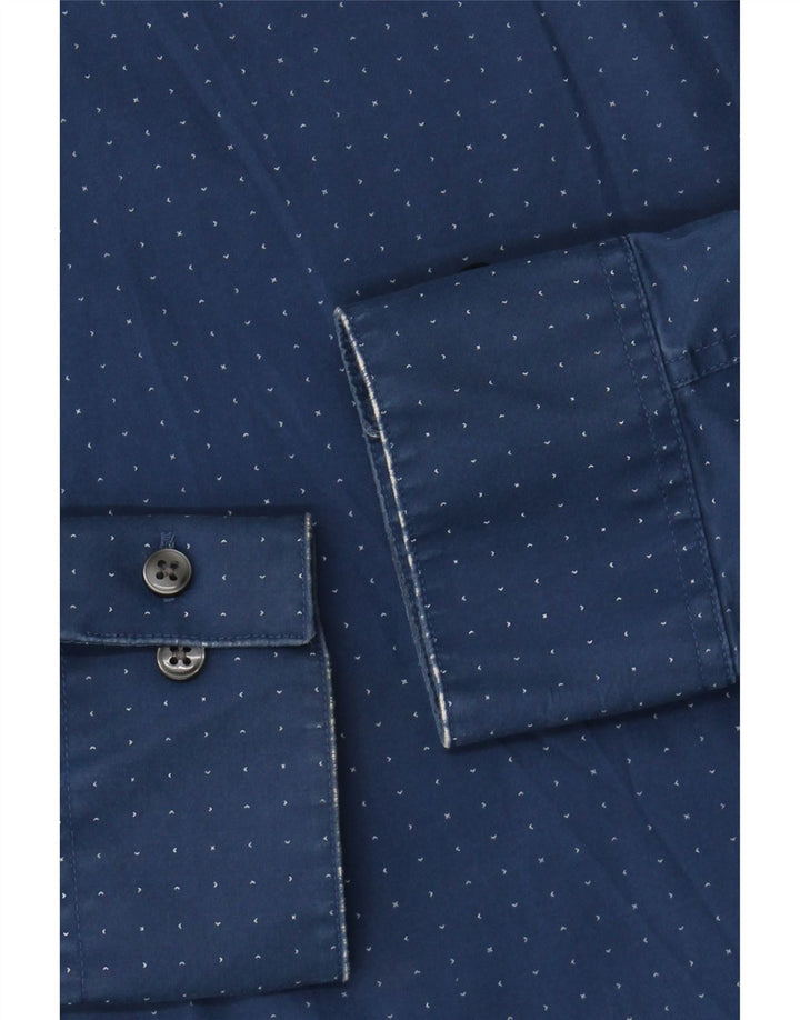 CALVIN KLEIN JEANS Herreskjorte str. 33/32 15 1/2 Medium Blue Spotted
