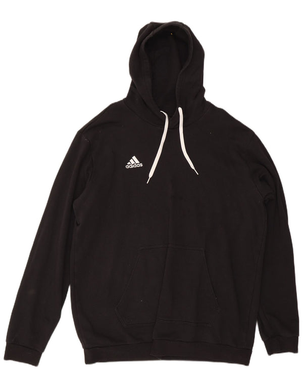 Adidas hættetrøje til mænd 2XL sort bomuld