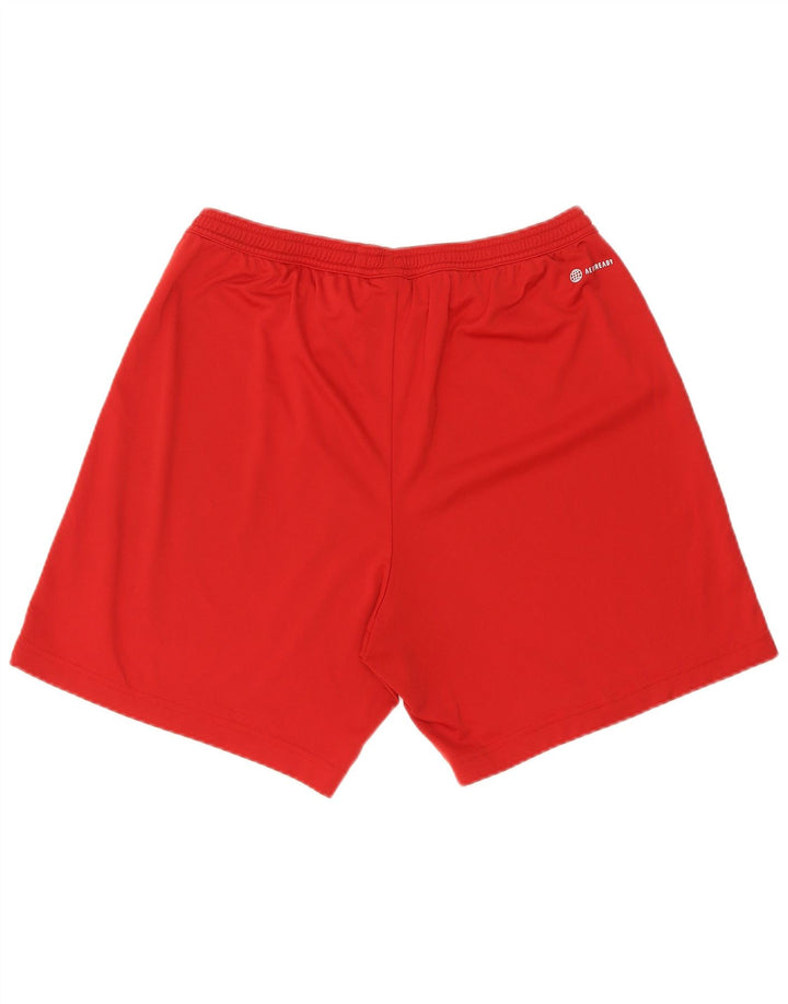 Adidas Sportshorts til mænd, store røde polyester
