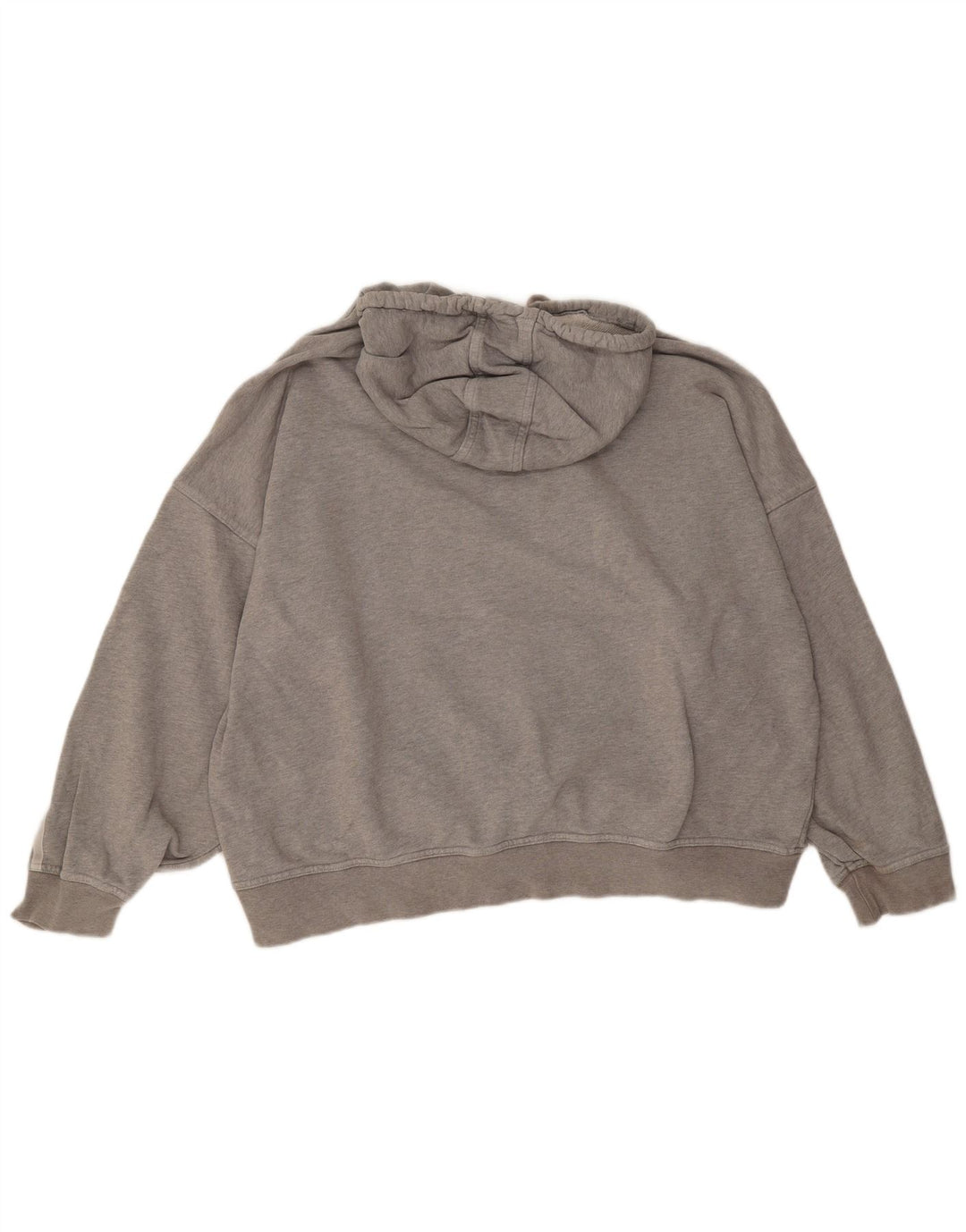 Adidas Dame Oversized Hoodie Jumper UK 14 Medium Grey Bomuld