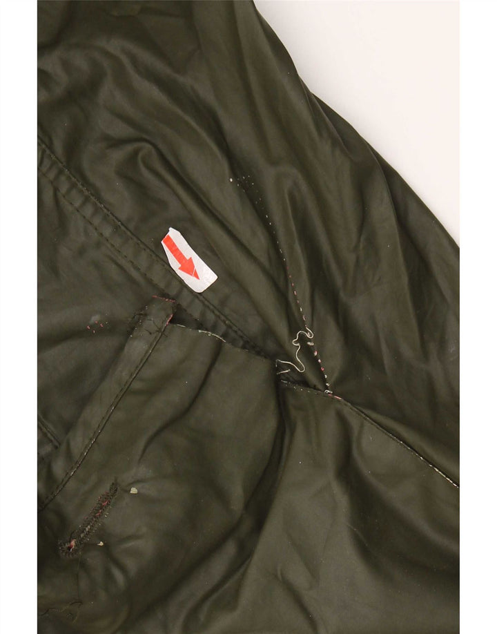 Barbour Womens vokset bomuldsjakke UK 10 Small Khaki