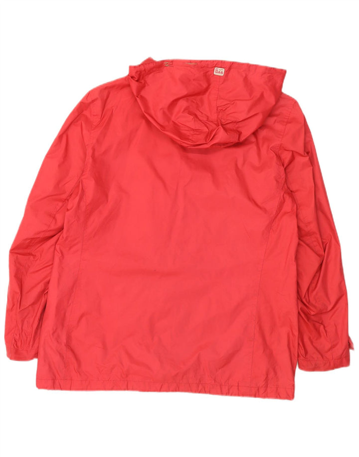 Gas Regnjakke med hætte til kvinder UK 16 Large Pink Polyester