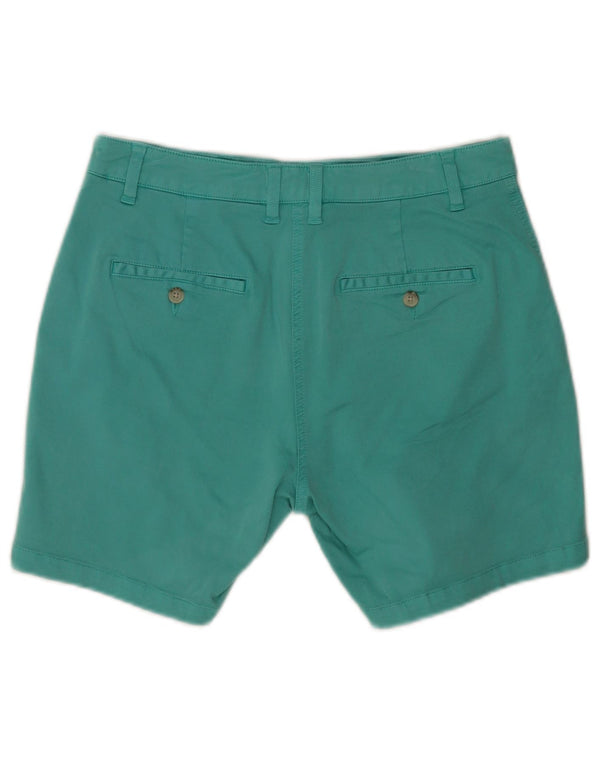 Joules Chino Shorts til kvinder UK 10 Small W28 turkis bomuld