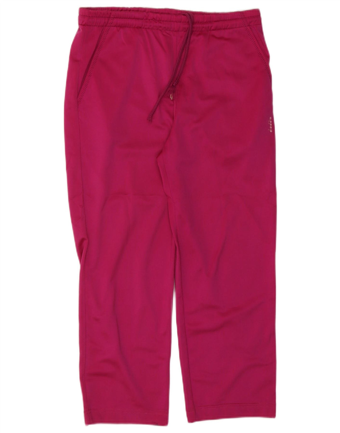 Diadora Womens Crop træningsdragt Bukser UK 12 Medium Pink