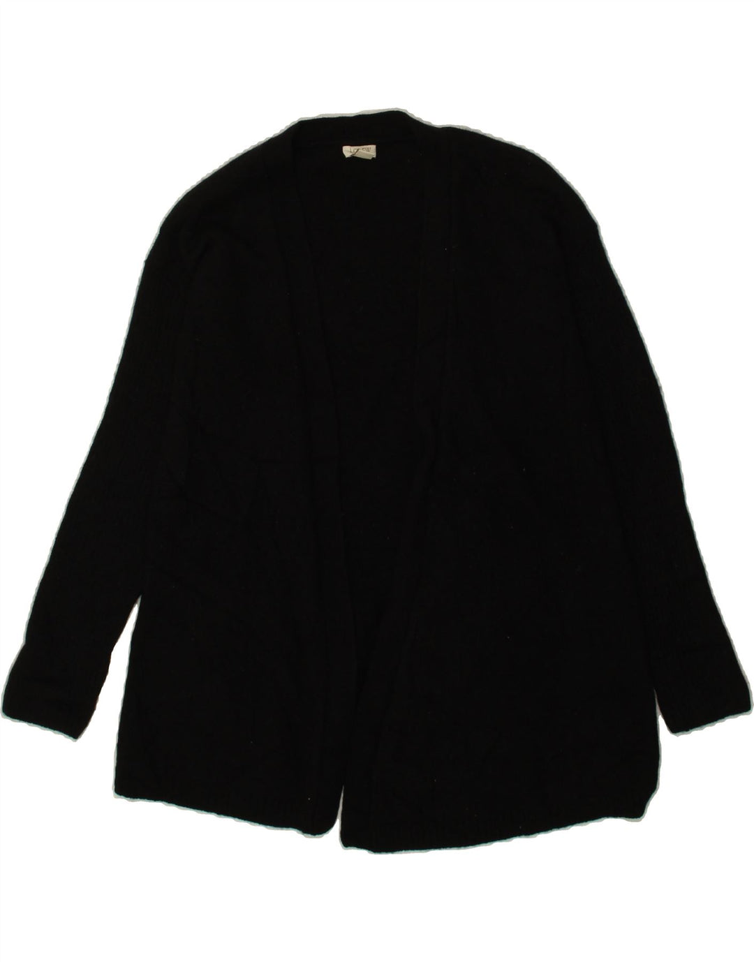 J. CREW Womens Open Cardigan Sweater UK 12 Medium Black Viscose Vintage J. Crew and Second-Hand J. Crew from Messina Hembry 