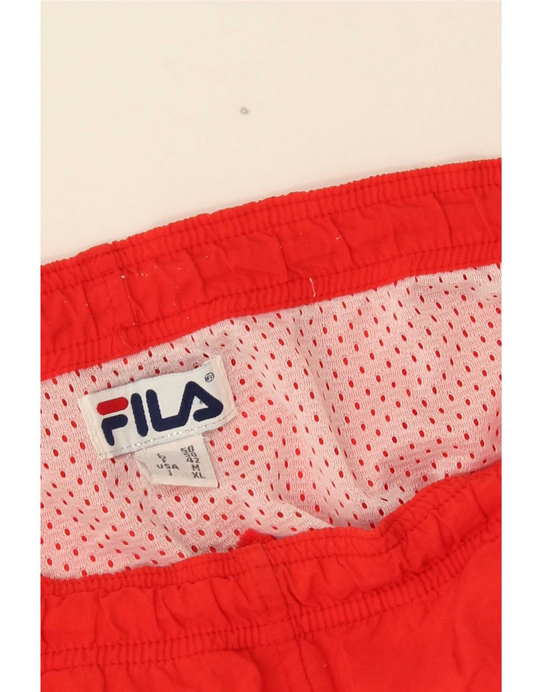 Fila Herre grafiske svømmeshorts Medium Rød