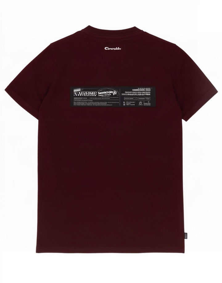 Superdry Grafisk T-shirt top til mænd Stor rødbrun bomuld
