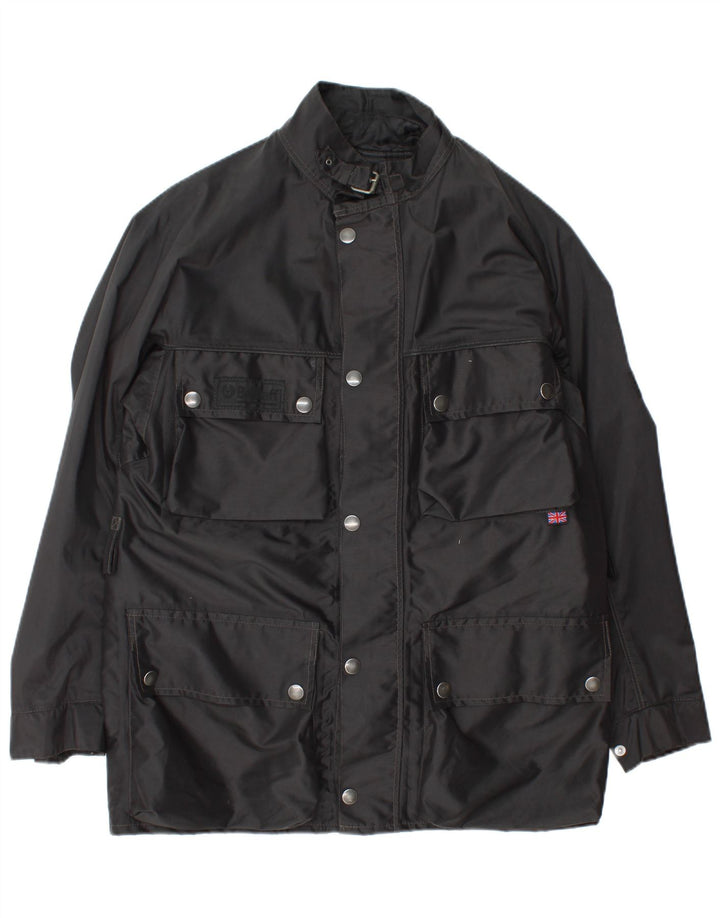 Belstaff Herre Utility Jacket UK 38 Medium Sort Nylon