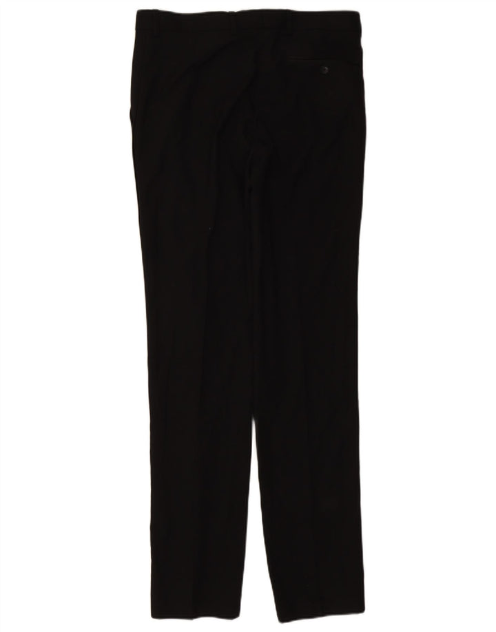 Marks & Spencer Herre Slim Fit Suit Bukser W32 L33 Sort Polyester