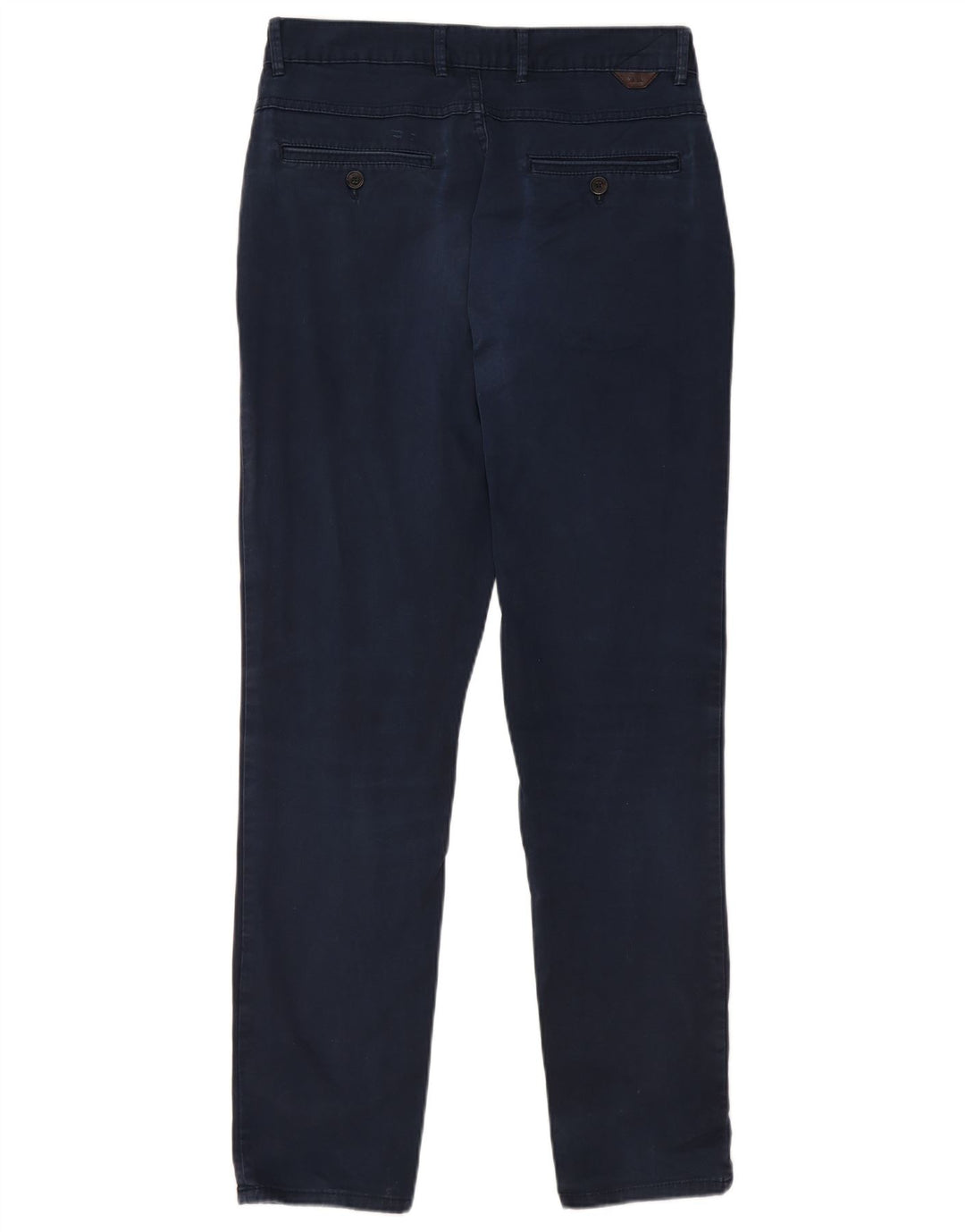 Zara Herre Slim Fit Chino Bukser EU 38 Small W30 L30 Navy Blue