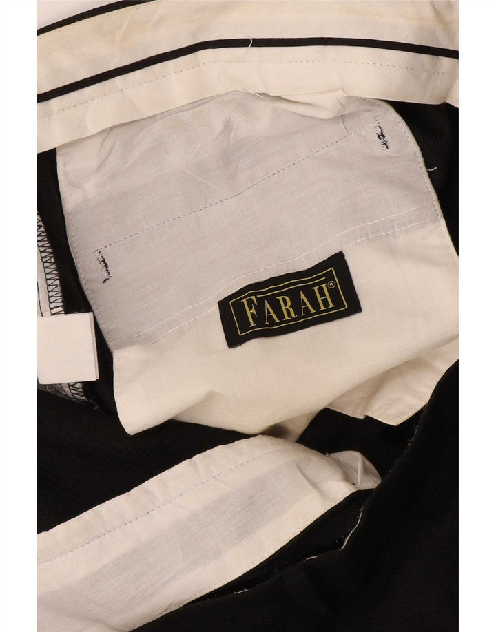Farah Straight Suit Bukser til mænd W42 L30 Sort