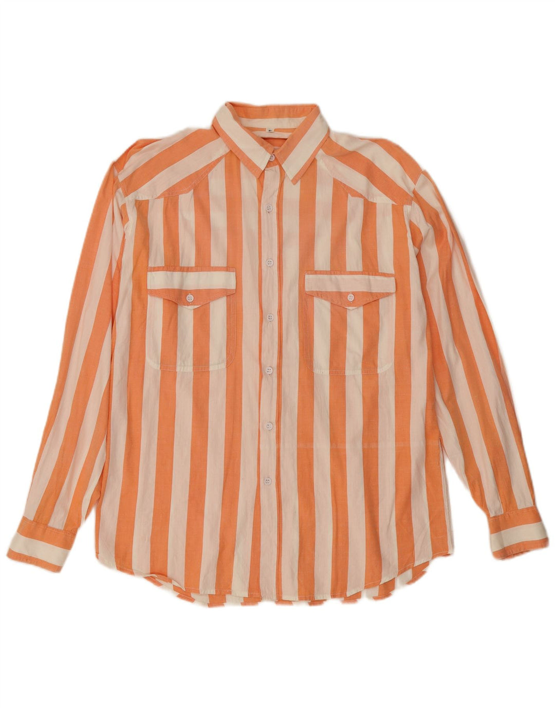 Vintage herreskjorte lille orange stribet