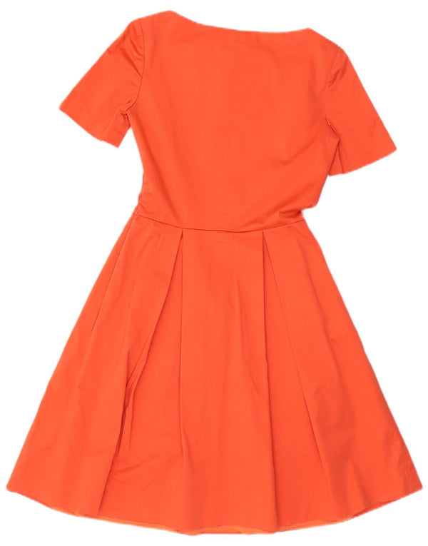 Blumarine Dame Blugirl A-Line Kjole IT 40 Lille Orange Bomuld