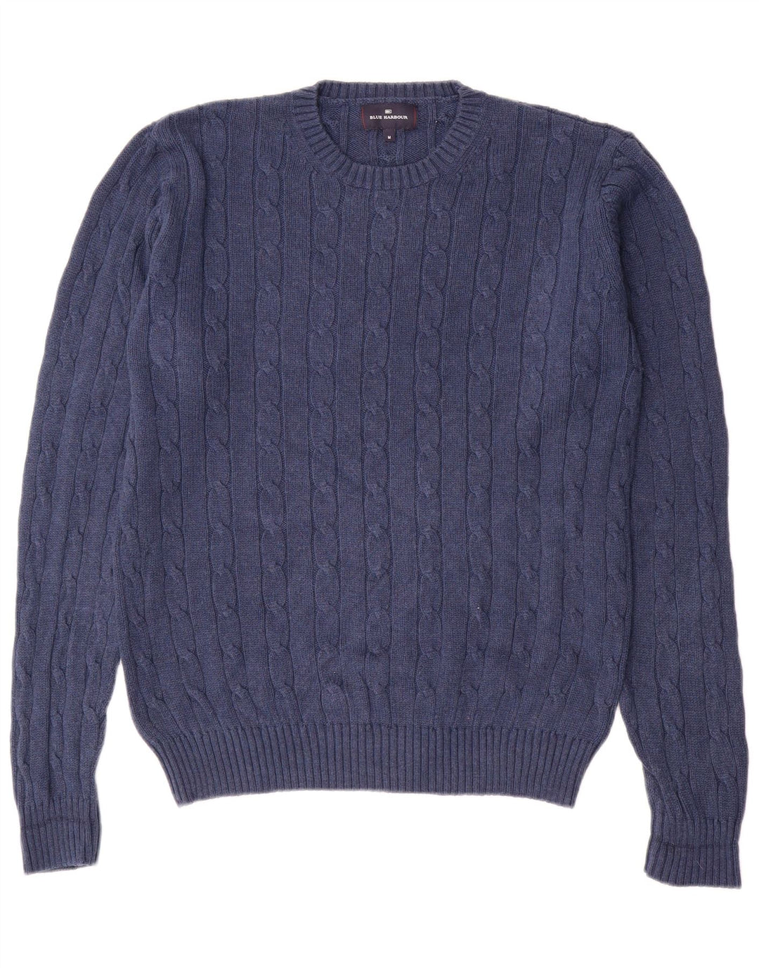 Marks & Spencer Herre Blue Harbor Crew Neck sweater Medium Navy Blue