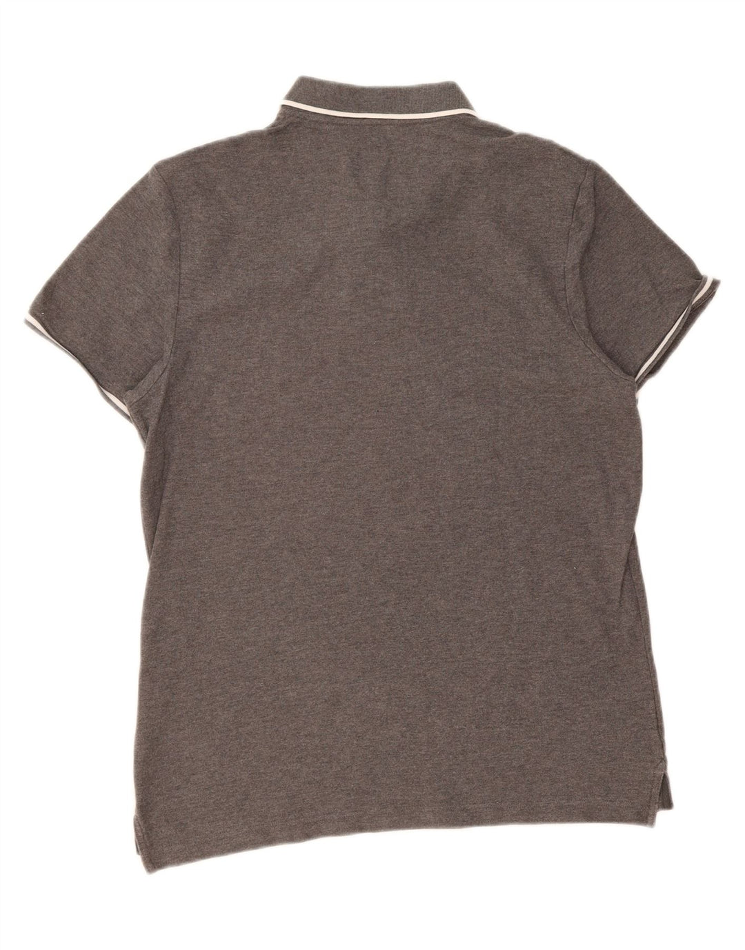 NIKE Mens Polo Shirt Large Grey Cotton Vintage Nike and Second-Hand Nike from Messina Hembry 