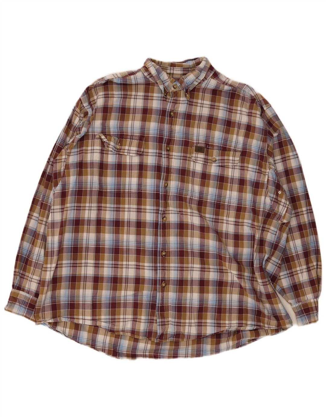 Wrangler herreskjorte XL brun ternet