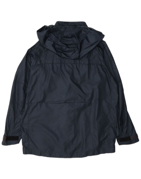 Nike Boys Barcelona Regnjakke med hætte 13-14 år XL Marineblå Polyester