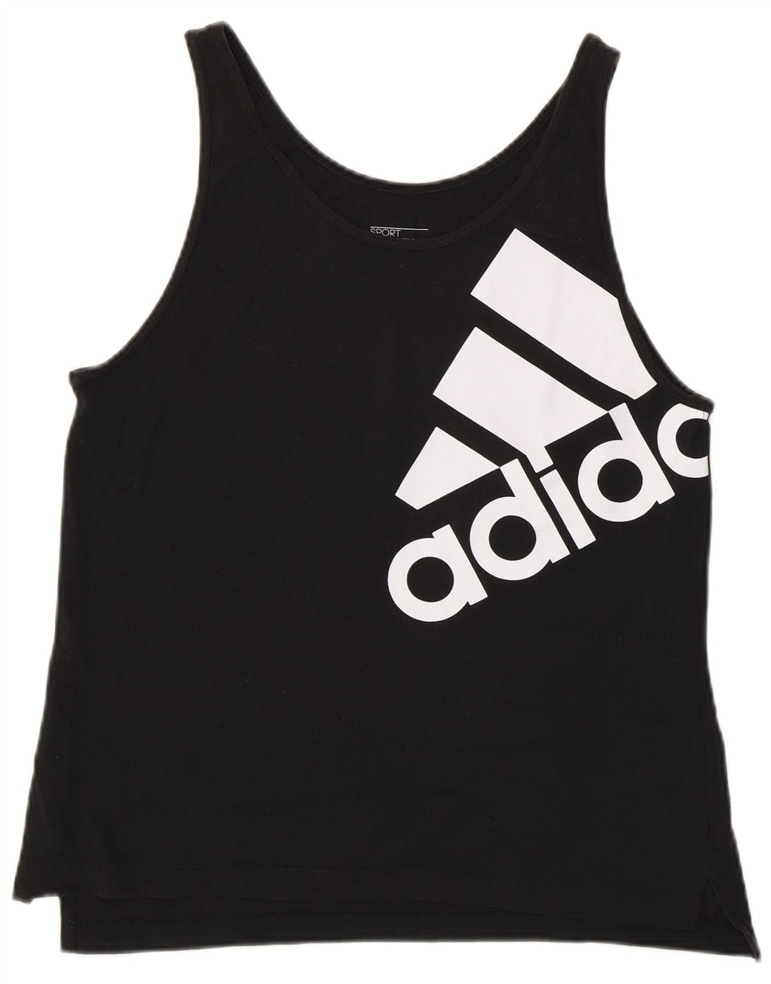 Adidas Dame Climalite Grafisk Vest Top UK 8/10 Small Black