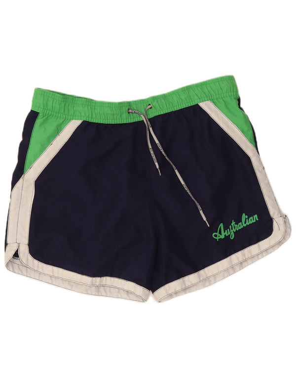 AUSTRALIAN L'ALPINA Badeshorts til mænd IT 50 Medium Navy Blue Colourblock