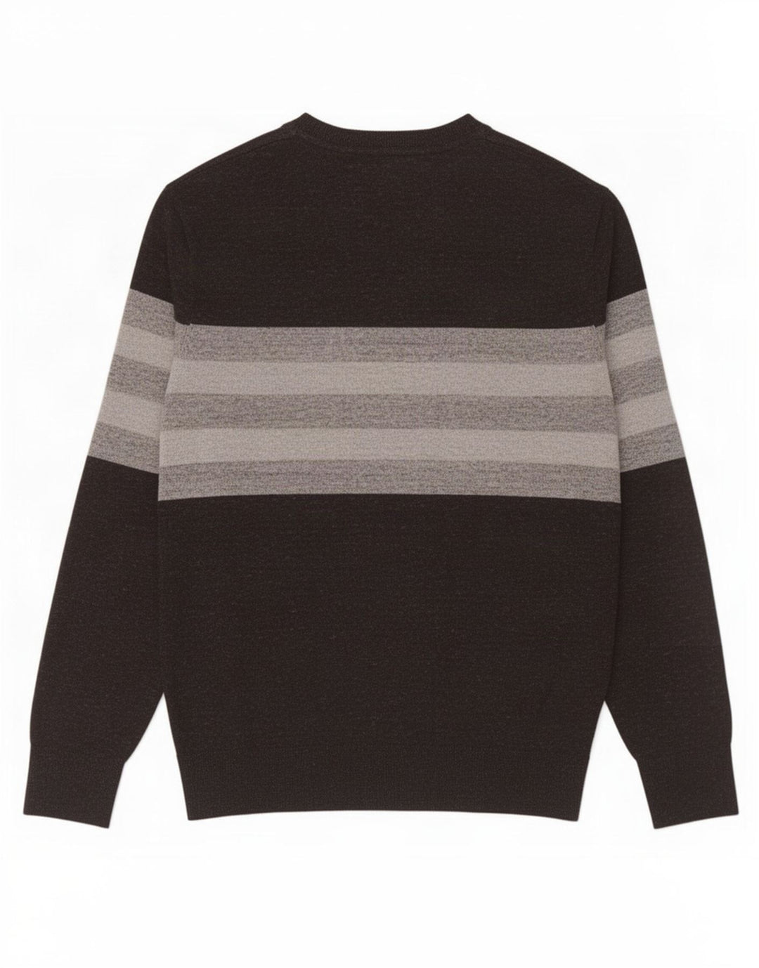 Gap herre rund hals sweater lille sort stribet bomuld