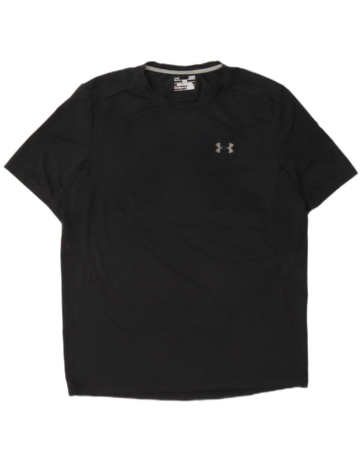 Under Armour Herre Heat Gear T-Shirt Top Stor Sort