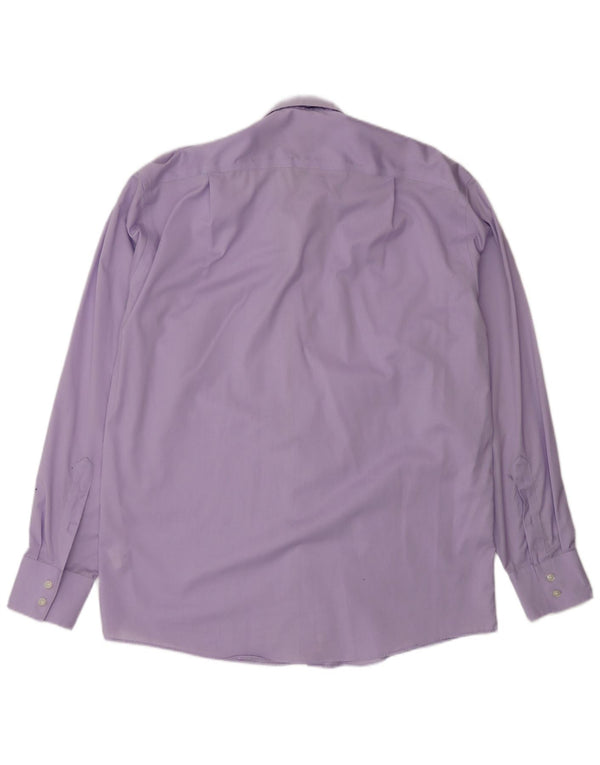 Calvin Klein Herreskjorte str. 16 Large Lilla Bomuld