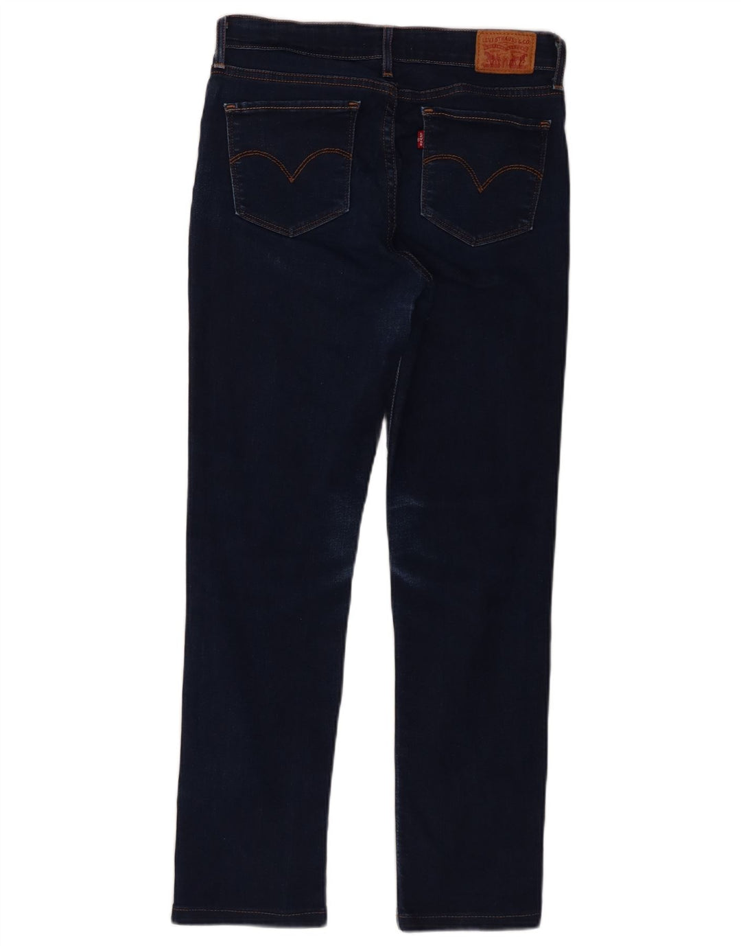 Levi's Dame 712 Slim Jeans W28 L27 Marineblå Bomuld