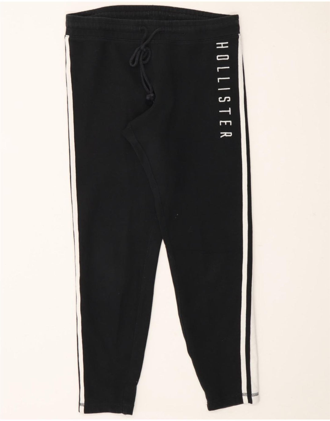 HOLLISTER Womens Tracksuit Trousers UK 12 Medium  Black Colourblock Vintage Hollister and Second-Hand Hollister from Messina Hembry 
