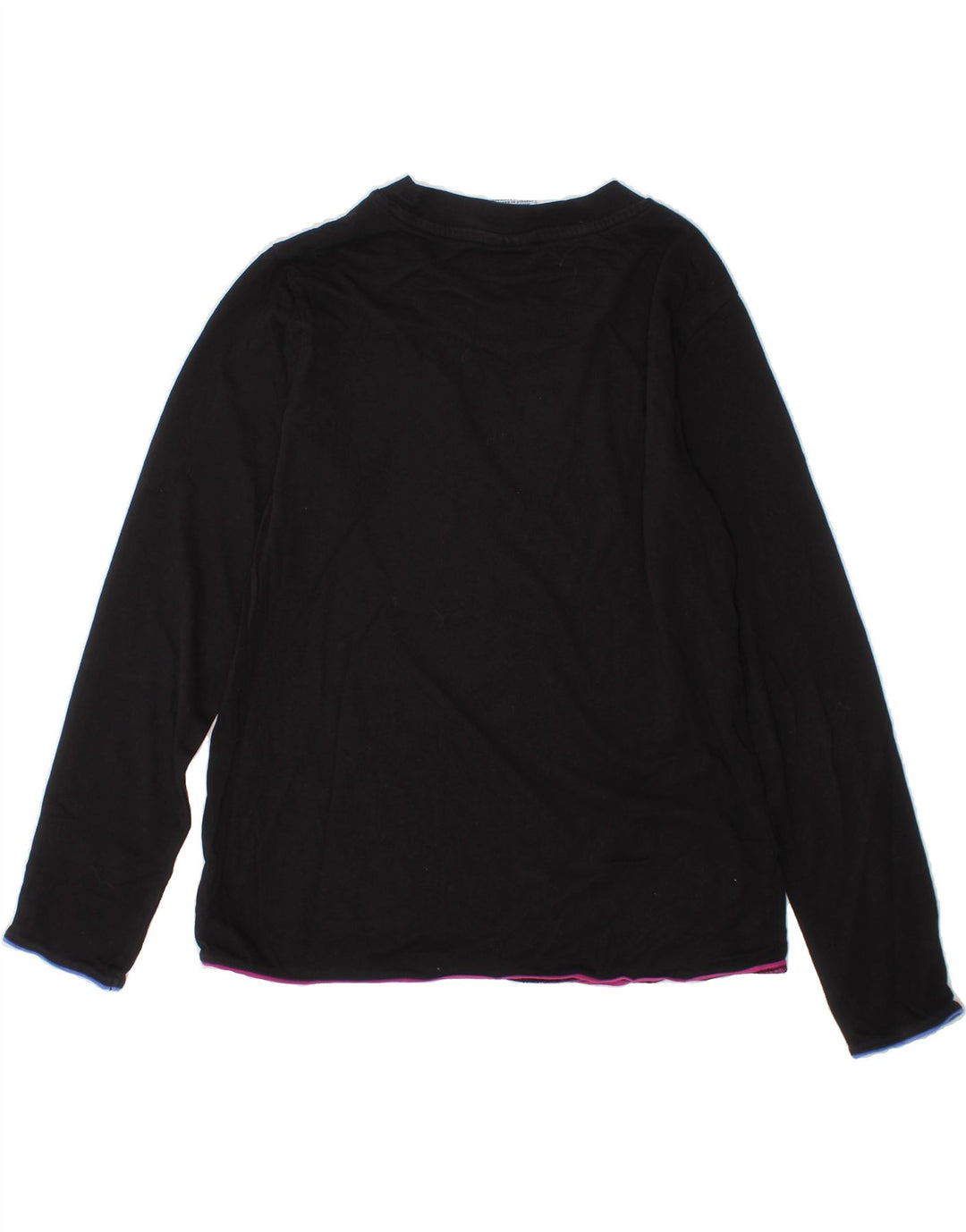 CHAMPION Girls Top Long Sleeve 9-10 Years Medium  Black Cotton Vintage Champion and Second-Hand Champion from Messina Hembry 