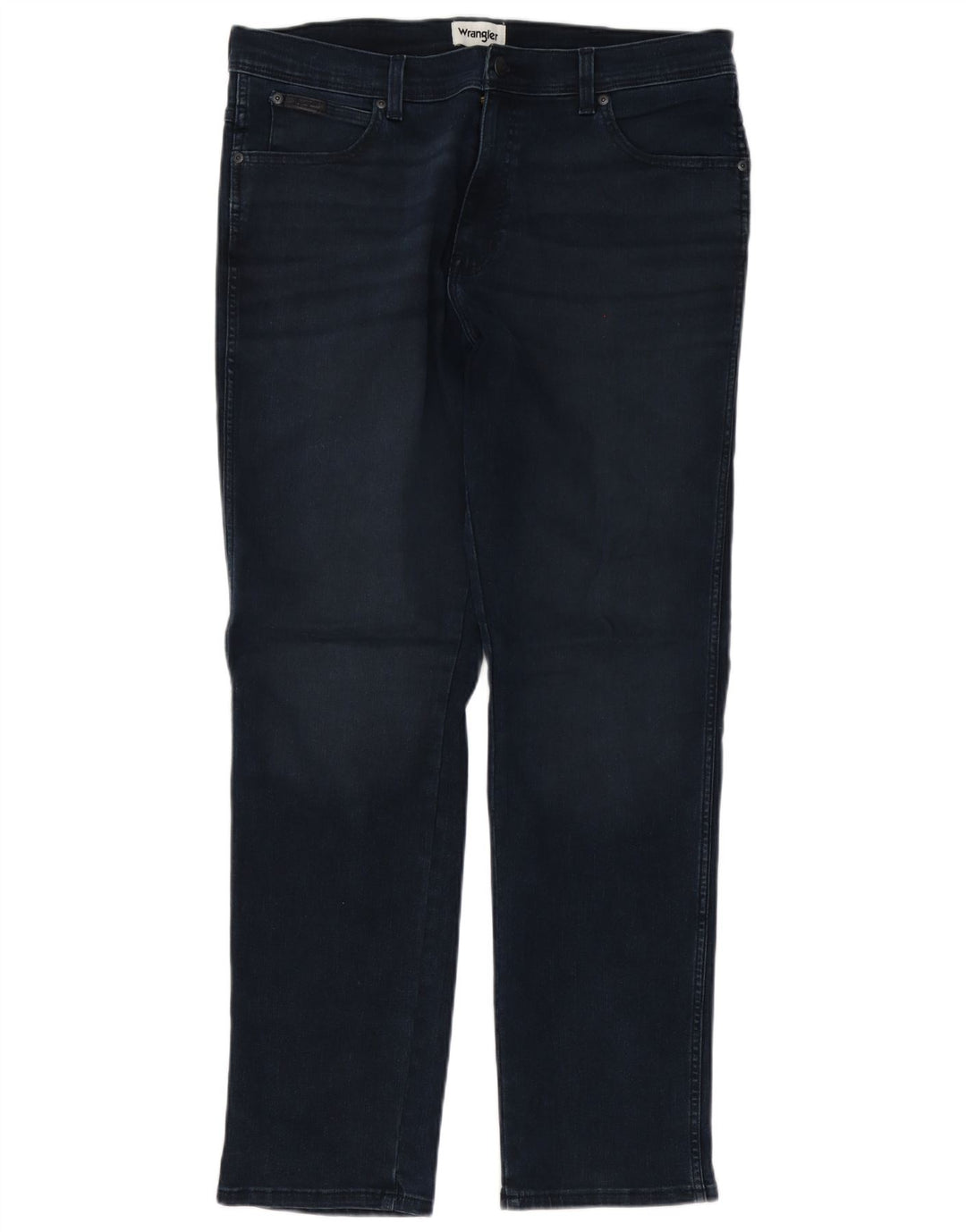 Wrangler Herre Texas Slim Jeans W36 L32 Marineblå Bomuld