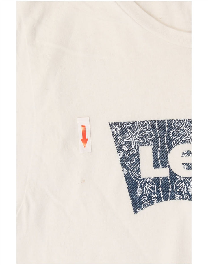 Levi's Girls Grafisk Vest Top 11-12 År Hvid Bomuld