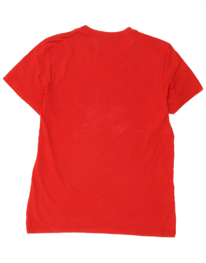 Adidas Herre grafisk T-shirt top lille rød bomuld