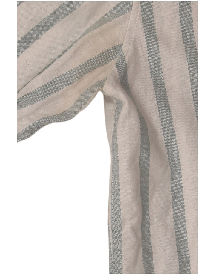 Tommy Hilfiger Herre Regular Fit skjorte Medium hvid stribet bomuld