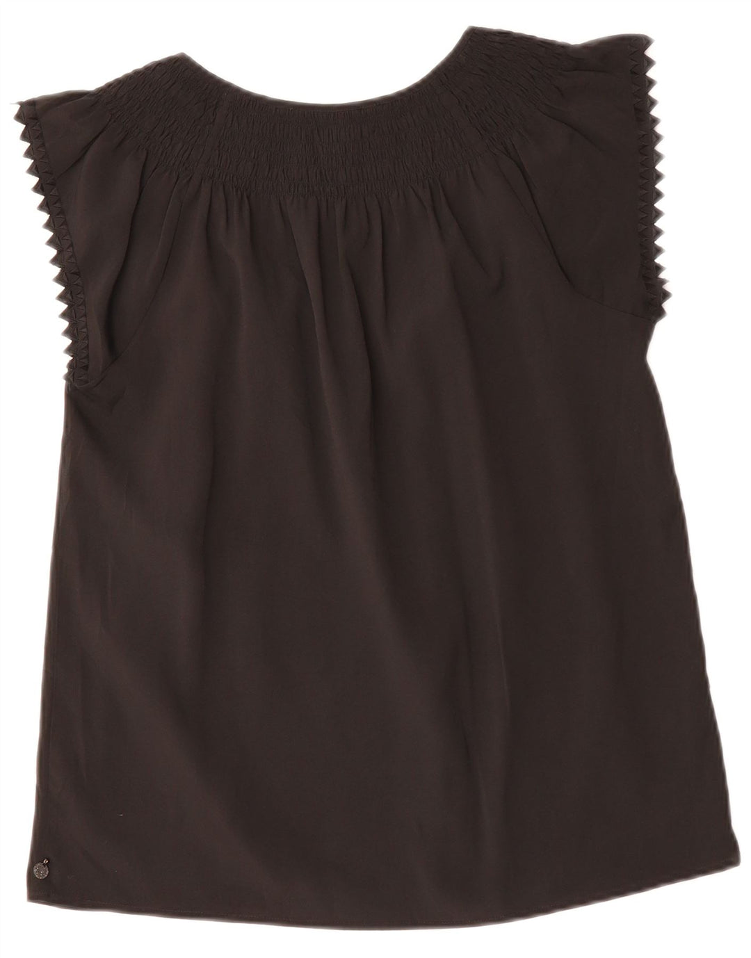 MAISON SCOTCH Damebluse Top UK 14 Medium Sort Polyester