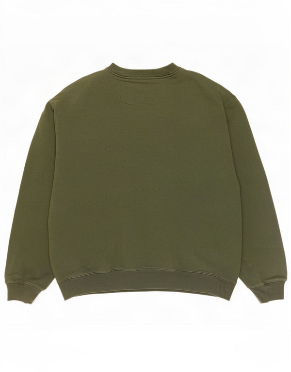 Champion Herre Sweatshirt Jumper 2XL Khaki Bomuld