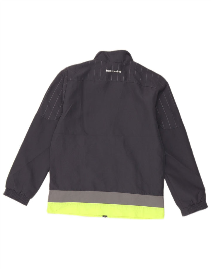 Adidas drenge grafisk træningsdragt topjakke 7-8 år Grå Colourblock