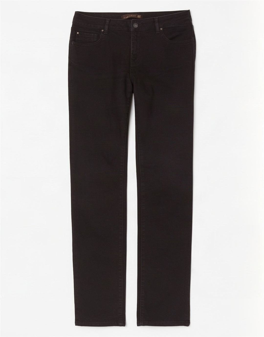 Zara Dame Slim Jeans EU 42 Large W32 L34 Sort