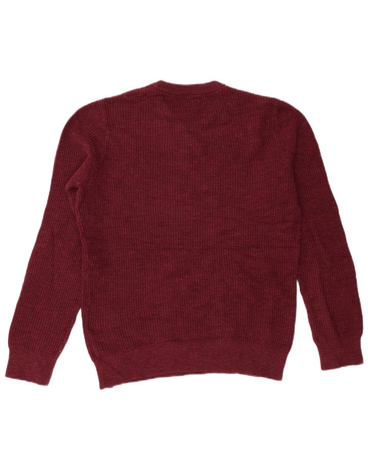 Superdry Sweater med rund hals til mænd Lille Bourgogne bomuld