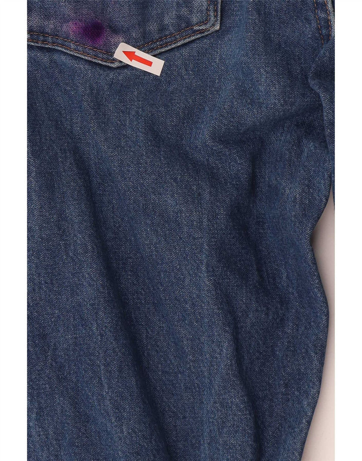 Wrangler Straight Jeans til kvinder US 5 Small W26 L30 Blue Cotton