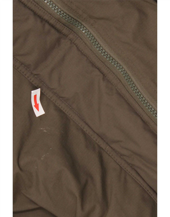 Superdry Graphic Windbreaker Jacket til kvinder UK 14 Medium Khaki